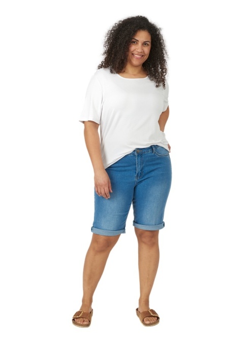 ADIA WYGODNE NIEBIESKIE JEANSOWE SPODENKI A133 ADIA WYGODNE NIEBIESKIE JEANSOWE SPODENKI A133