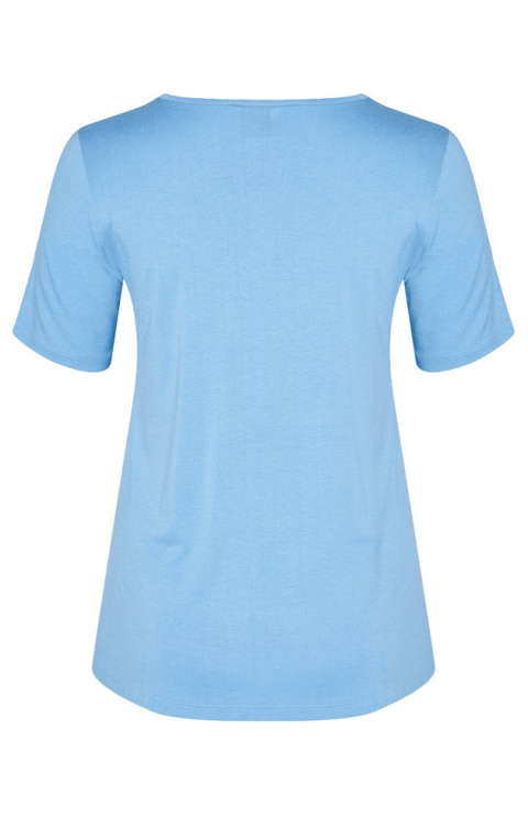 PONT NEUF NIEBIESKA KOSZULKA T-SHIRT NADRUK V272 PONT NEUF NIEBIESKA KOSZULKA T-SHIRT NADRUK V272