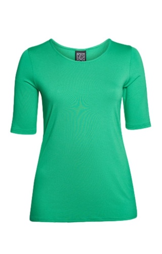 PONT NEUF T-SHIRT BLUZKA ZIELONA BASIC V111