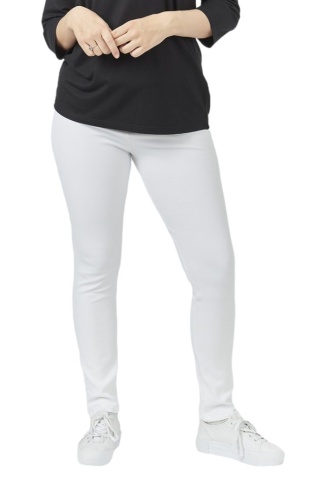 PONT NEUF WYGODNE BIAŁE LEGGINSY V042