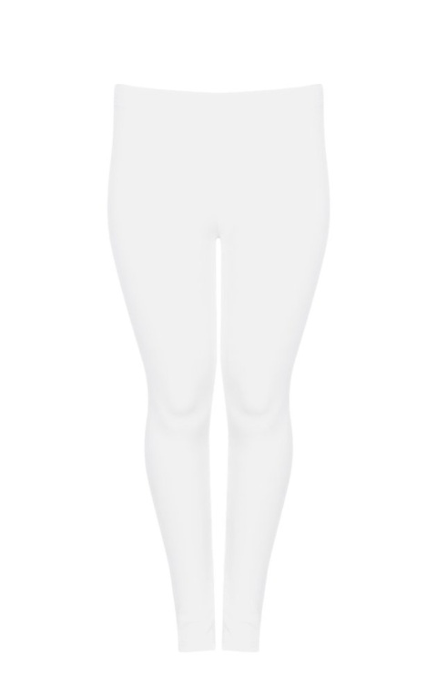 PONT NEUF WYGODNE BIAŁE LEGGINSY V042