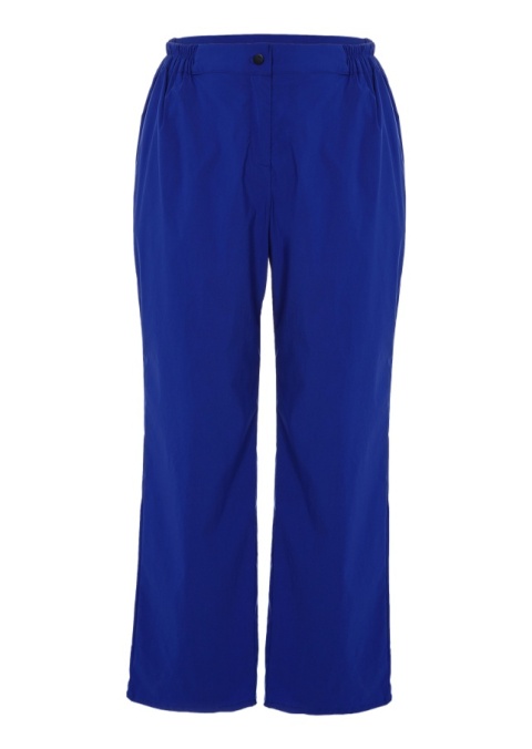 STUDIO ELEGANCKIE NIEBIESKIE SPODNIE PROSTA NOGAWKA S864