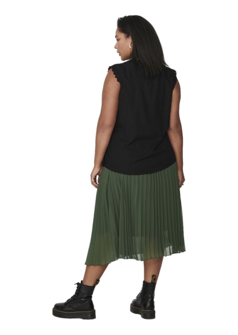 ONLY CARMAKOMA WYGODNY CZARNY TOP WISKOZA O018 ONLY CARMAKOMA WYGODNY CZARNY TOP WISKOZA O018