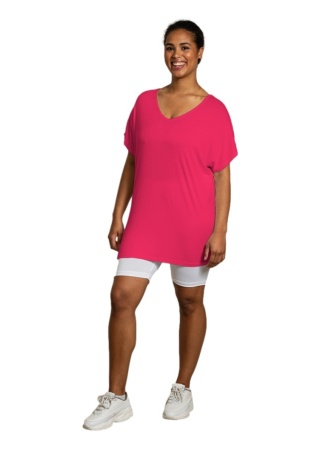 SANDGAARD LUŹNA RÓŻOWA BLUZKA T-SHIRT S103