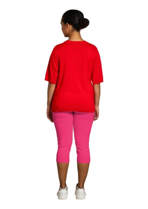 SANDGAARD RÓŻOWE SPODNIE LEGGINSY 3/4 S107 SANDGAARD RÓŻOWE SPODNIE LEGGINSY 3/4 S107