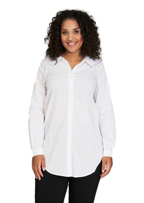 SANDGAARD ELEGANCKA BIAŁA KOSZULA BAWEŁNA S113 SANDGAARD ELEGANCKA BIAŁA KOSZULA BAWEŁNA S113