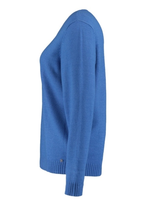 Z-ONE PIĘKNY NIEBIESKI DZIANINOWY SWETER BLUZKA ZO89