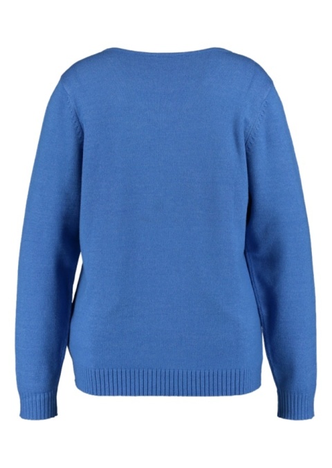 Z-ONE PIĘKNY NIEBIESKI DZIANINOWY SWETER BLUZKA ZO89