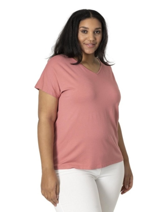 SANDGAARD JASNORÓŻOWA BLUZKA T-SHIRT S103 SANDGAARD JASNORÓŻOWA BLUZKA T-SHIRT S103