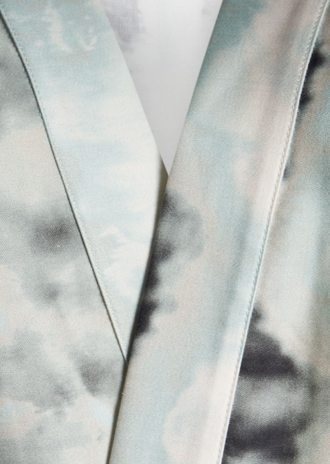PONT NEUF PIĘKNA WZORZYSTA NARZUTKA KIMONO V102