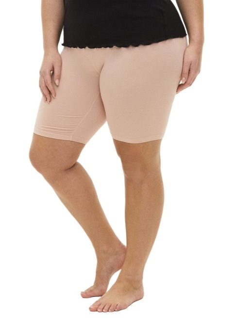 ZIZZI WYGODNE BEŻOWE LEGGINSY KOLARKI SPODENKI 011F