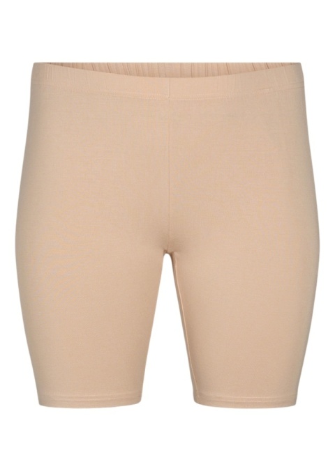 ZIZZI WYGODNE BEŻOWE LEGGINSY KOLARKI SPODENKI 011F
