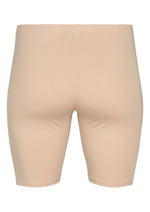 ZIZZI WYGODNE BEŻOWE LEGGINSY KOLARKI SPODENKI 011F