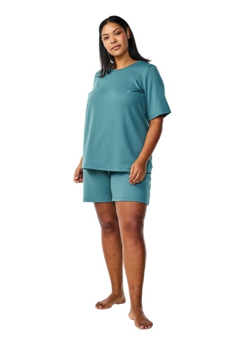 ZIZZI KLASYCZNA NIEBIESKA BLUZKA T-SHIRT 055F