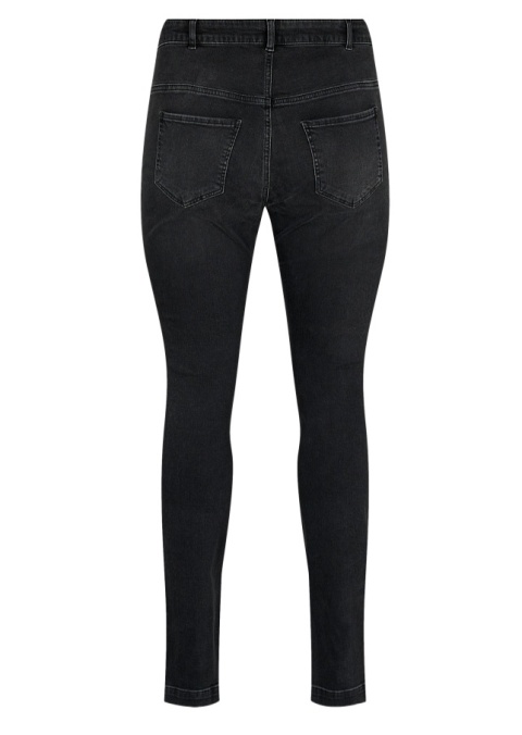 ZIZZI AMY CZARNE JEANSY ZWĘŻANE KRYSZTAŁKI 021A ZIZZI AMY CZARNE JEANSY ZWĘŻANE KRYSZTAŁKI 021A
