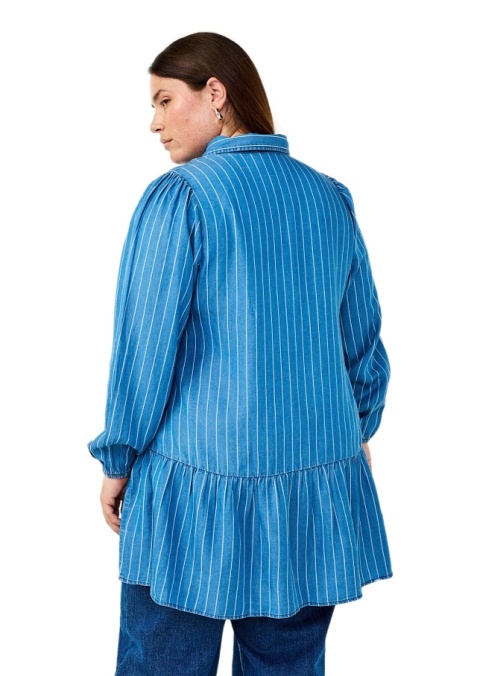 ZIZZI FANTASTYCZNA JEANSOWA TUNIKA PASKI 613B ZIZZI FANTASTYCZNA JEANSOWA TUNIKA PASKI 613B