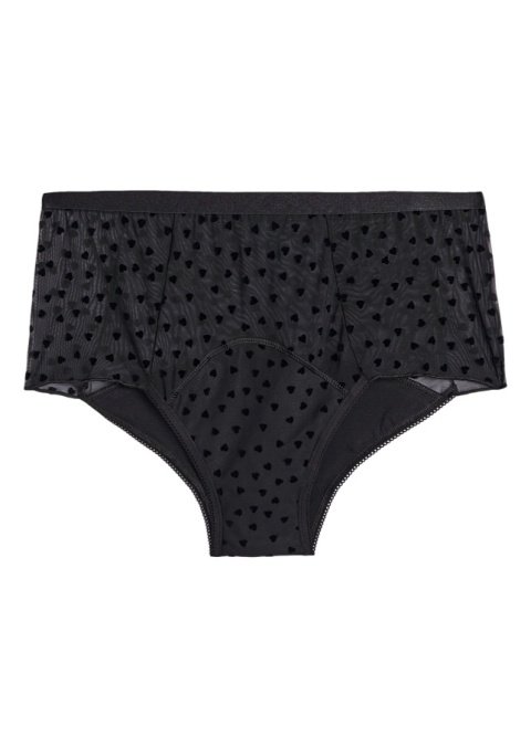ZIZZI CZARNE MAJTKI MENSTRUACYJNE SERCA 238K ZIZZI CZARNE MAJTKI MENSTRUACYJNE SERCA 238K