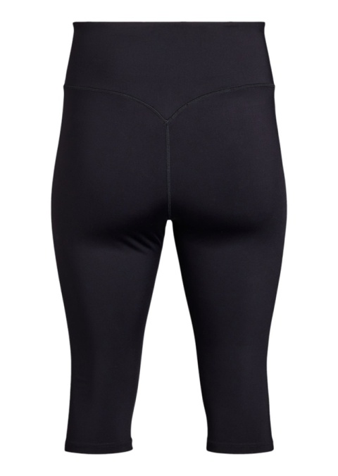 ZIZZI WYGODNE CZARNE LEGGINSY 3/4 SPORTOWE 122D