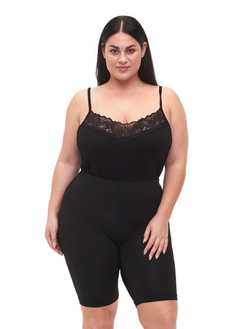 ZIZZI WYGODNE SPODENKI KOLARKI CZARNE 981C