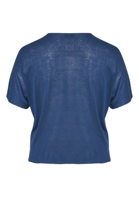 PONT NEUF ŚLICZNYA BLUZKA DZIANINA GRANATOWA V115