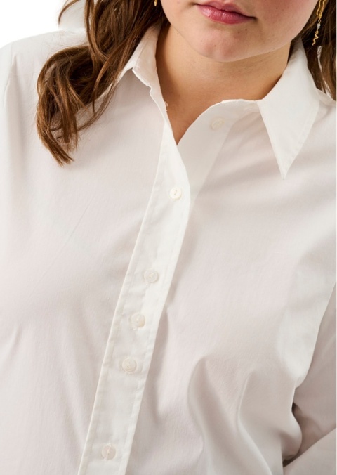 ADIA KLASYCZNA BIAŁA KOSZULA GUZIKI BAWEŁNA A388
