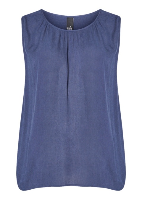 ADIA GRANATOWY TOP BLUZKA WISKOZA A456