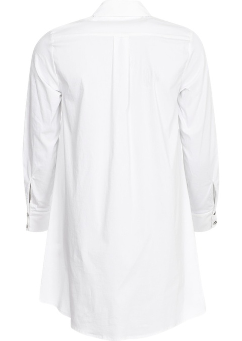 SHIRTMAKER BIAŁA KOSZULA TUNIKA S645