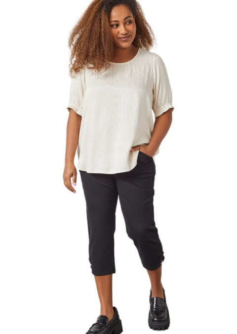 PONT NEUF ELEGANCKA KREMOWA BLUZKA V297