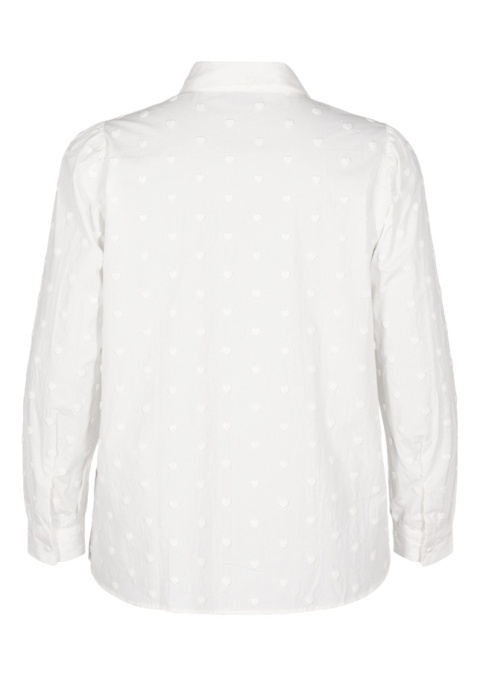 ZIZZI KLASYCZNA BIAŁA KOSZULA BAWEŁNA WZÓR 533A