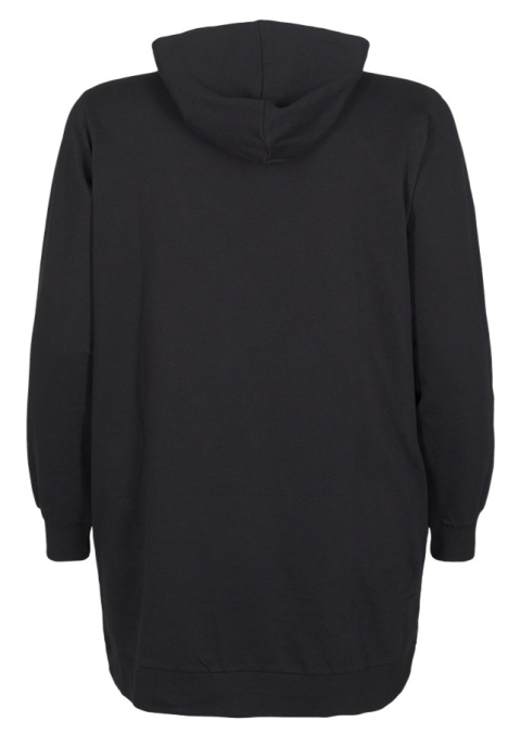 ZIZZI CZARNA WYGODNA BLUZA TUNIKA KAPTUR 158F