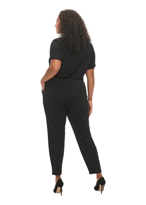 ZIZZI CZARNE ZWĘŻANE SPODNIE CYGARETKI 132D