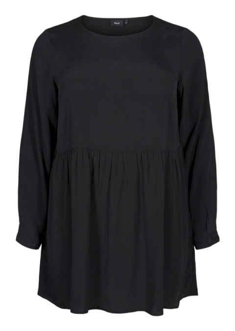 ZIZZI CZARNA TUNIKA SUKIENKA WISKOZA 057W