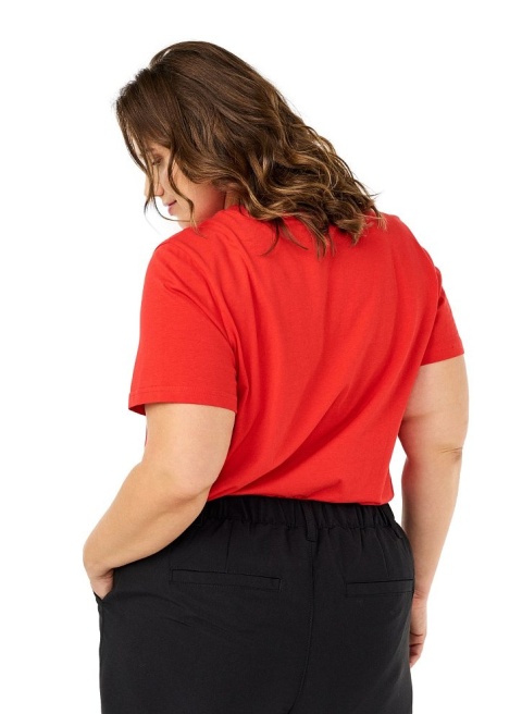 ZIZZI CZERWONY T-SHIRT BAWEŁNA 264A