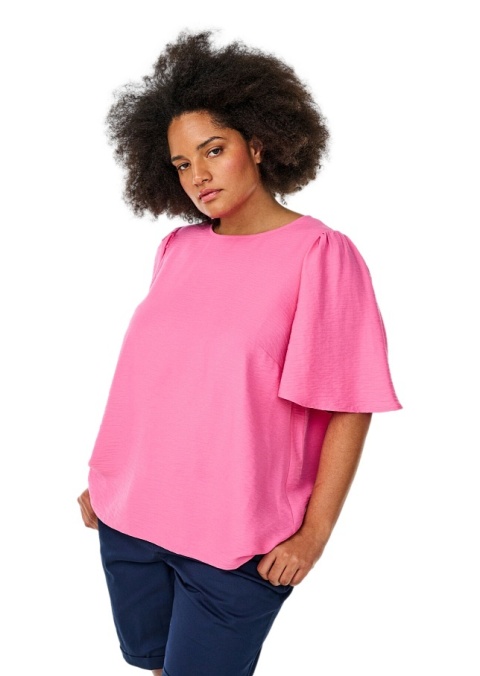 ZIZZI FANTASTYCZNA RÓŻOWA BLUZKA 645A