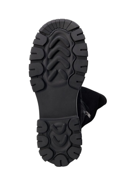ZIZZI MODNE BUTY KOZAKI BOTKI ZAMSZOWE NA SUWAK 030C