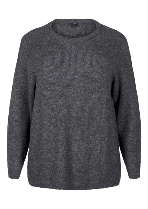 ZIZZI CIEMNY TURKUSOWY DZIANINOWY SWETER 192A