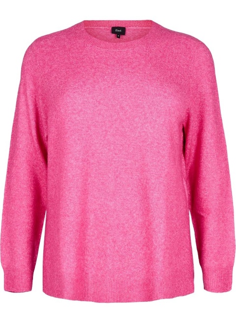 ZIZZI PIĘKNA RÓŻOWA BLUZKA DZIANINA SWETER 422A