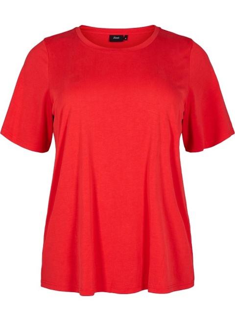 ZIZZI WYGODNA CZERWONA BLUZKA T-SHIRT 235A