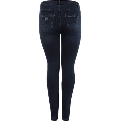 ADIA MODNE ZWĘŻANE JEANSY GRANAT A042