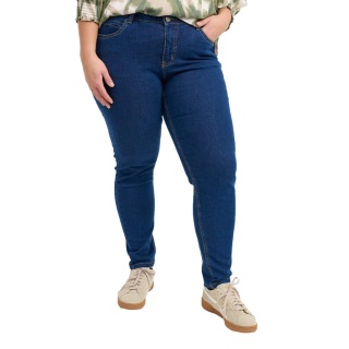 ADIA MODNE ZWĘŻANE JEANSY SPODNIE NIGHT BLUE A144