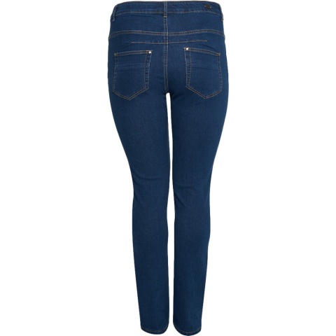 ADIA SPODNIE JEANSY PROSTE GRANAT A177