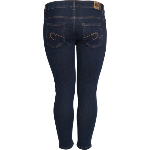 APRICO SPODNIE RURKI JEANSY BAWEŁNA 7/8 GRANAT A084