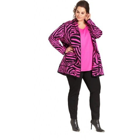 SEMPRE PRU DZIANINOWE CZARNE SPODNIE S002