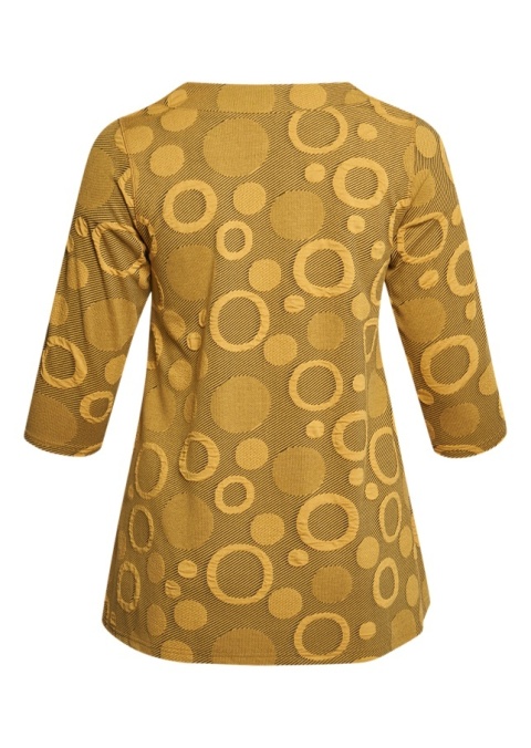 PONT NEUF WYGODNA ŻÓŁTA BLUZKA KÓŁKA V156