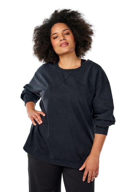 ZIZZI LUŹNA SZARA BLUZA BAWEŁNA 261A