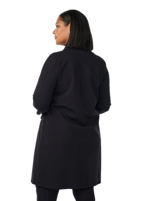 ZIZZI ELEGANCKA CZARNA TUNIKA KIESZENIE 283B