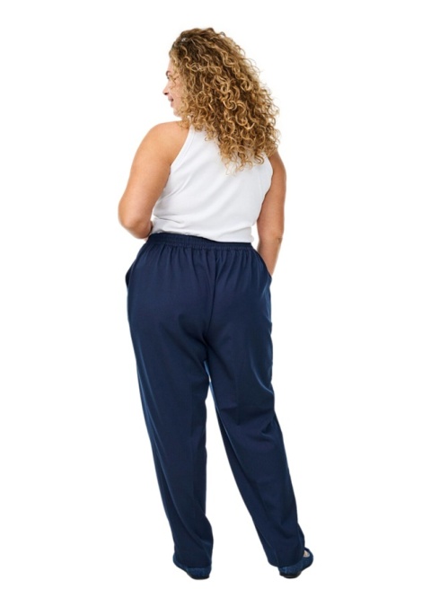 ZIZZI GRANATOWE ELEGANCKIE SPODNIE WYSOKI STAN 562B