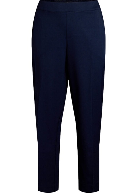 ZIZZI GRANATOWE ELEGANCKIE SPODNIE WYSOKI STAN 562B