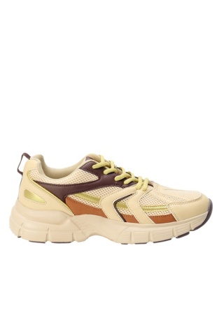 ZIZZI BEŻOWE BUTY SPORTOWE SZEROKI KRÓJ 014A