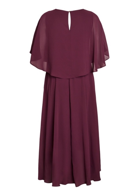 ZIZZI ELEGANCKA FIOLETOWA SUKIENKA MAXI 912A